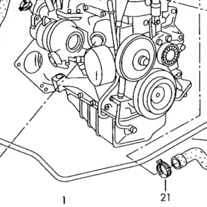 2D0121071D compatible with Volkswagen. Stainless Steel