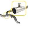 T-piece 6R0122101BC compatible with Audi, Seat, Skoda, VW. Stainless Steel