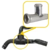 T-piece 22759097 compatible with Opel. Stainless Steel