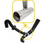 T-piece 028121053AA compatible with Audi, VW. Stainless Steel