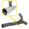 T-piece 068121053P compatible with VW. Stainless Steel - Image 2