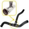 T-piece 46747727 compatible with Fiat. Stainless Steel - Image 2