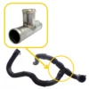 T-piece N90760601 compatible with Audi, Porsche, Seat, Skoda, VW. Stainless Steel