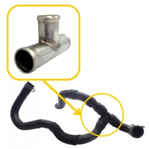 T-piece N90760601, 701819876 compatible with Audi, Porsche, Seat, Skoda, VW. Stainless Steel