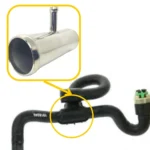 T-piece 9129576 compatible with Opel. Stainless Steel
