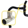 T-piece 06A103474A compatible with Audi, Seat, Skoda, VW. Stainless Steel