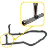 T-piece 1J0133366A compatible with Seat, VW. Stainless Steel