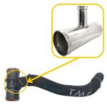 T-piece 1K0121087AE compatible with VW. Stainless Steel