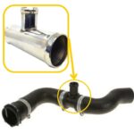 Hose T Pipes 1K0122101DK compatible with Audi, Seat, Skoda, VW. Stainless Steel