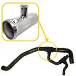 Hose T Pipes 044121101L, 044121101K compatible with VW. Stainless Steel