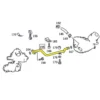 Coolant Pipe A1042000952 compatible with Mercedes. Stainless Steel - Image 2