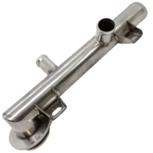 Flange Water Pipe Coolant Hose Connector 11531714738 compatible with BMW. Stainless Steel