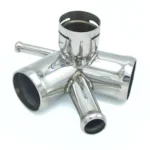 T-piece 1J0121087A compatible with Audi, Seat, Skoda, VW. Stainless Steel