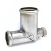 Coolant pipe 1341.54 compatible with Citroen, Peugeot. Stainless Steel