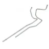 Coolant pipe 96838150 compatible with Opel. Stainless Steel