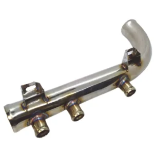 Coolant pipe 1336062, 1310327, 96143439, 90322216 compatible with Daewoo, Opel. Stainless Steel
