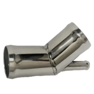 T-piece 1J0121087B compatible with Audi, Seat, Skoda, VW. Stainless Steel