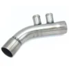 Coolant pipe 1336904 compatible with Opel. Stainless Steel
