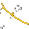 Coolant pipe 98069063 compatible with Opel. Stainless Steel - Image 3