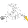Flange 038121121B compatible with Audi, Skoda, VW. Stainless Steel - Image 3