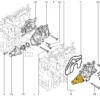 Thermostat housing 8200561434 compatible with Renault. Stainless Steel - Image 4