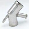 T-piece 1J0121087C compatible with Audi, Seat, Skoda, VW. Stainless Steel - Image 2