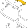 Coolant pipe 90354840 compatible with Opel. Stainless Steel - Image 2