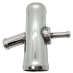 T-piece 1K0121087E compatible with Audi, Seat, Skoda, VW. Stainless Steel