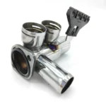 Flange 037121132G compatible with Audi, Seat. Stainless Steel