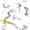 Coolant pipe 1336086 compatible with Opel. Stainless Steel - Image 3