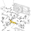 Coolant pipe 1336168 compatible with Opel. Stainless Steel - Image 3