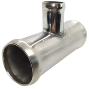 Upper Heater Hose T-Pipe 2141034022 compatible with Ssang Yong. Stainless Steel