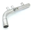Coolant pipe 96313300 compatible with Daewoo. Stainless Steel