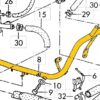 Coolant pipe 074121065AA compatible with VW. Stainless Steel - Image 3