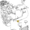 T-piece 357121101B compatible with VW. Stainless Steel - Image 2