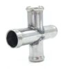 4-Way Flanges 6R0122109 compatible with Seat, VW. Stainless Steel