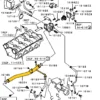 Cooling tube MN187440 compatible with Mitsubishi. Stainless Steel - Image 3