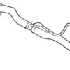 Hose T Pipes C2Z28162 compatible with Jaguar. Stainless Steel - Image 2