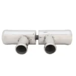 ICE pipe 1351SP compatible with Citroen, Peugeot. Stainless Steel