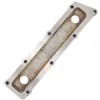 The cover of the heat exchanger 90501955 compatible with Opel, Saab. Stainless Steel