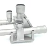 Thermostat housing 06A121111 compatible with Audi, Seat, Skoda, VW. Stainless Steel - Image 4