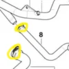 Coolant pipe 11532247821 compatible with BMW. Stainless Steel - Image 2