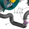 T-piece 31105-1303018-20 compatible with GAZ. Stainless Steel - Image 4