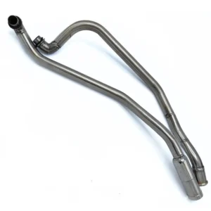 The tubes of the interior heater radiator 7701209524 compatible with Renault. Stainless Steel