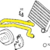 The tubes of the interior heater radiator 7701209524 compatible with Renault. Stainless Steel - Image 2