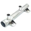 Coolant pipe 90118772 compatible with Opel. Stainless Steel