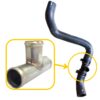 Upper Heater Hose T-Pipe 2141034022 compatible with Ssang Yong. Stainless Steel - Image 2