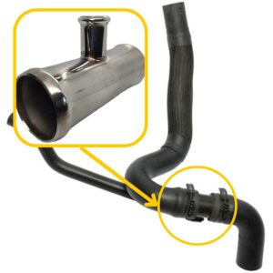 T-piece 5058621AC compatible with Chrysler, Dodge, Jeep. Stainless Steel