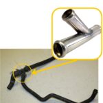 T-piece 94810646100, 5Q0121087A compatible with Audi, Porsche, VW. Stainless Steel